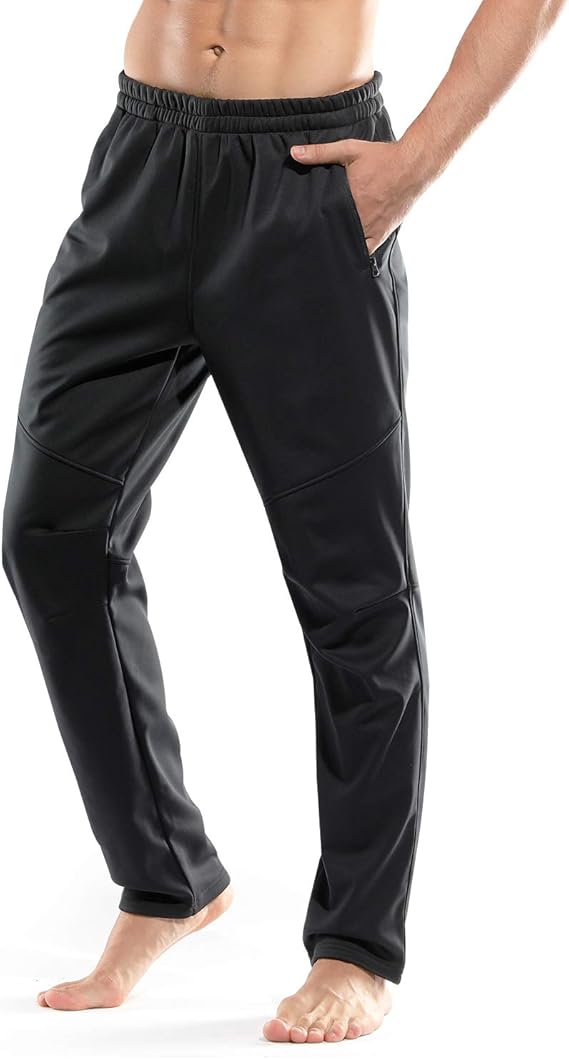 INBIKE Jogginghose Fahrradhose Winter Winddicht Warm und Atmungsaktiv Softshellhose für Laufen