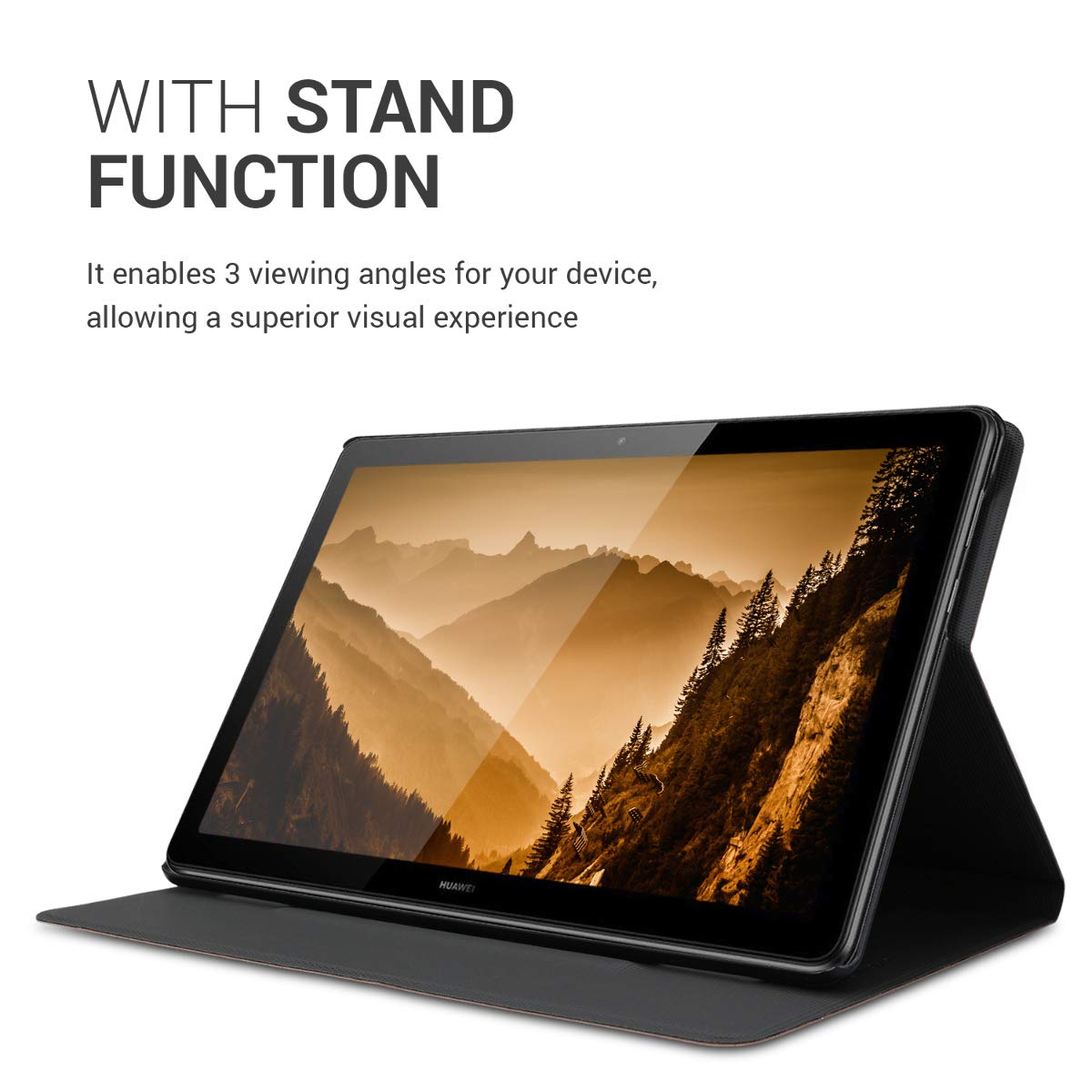 Custodia Per Huawei MediaPad T5 10 - Pelle, Supporto 360°, Protezione - Foto 5