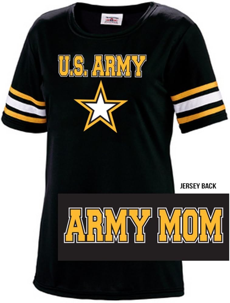Adult Army Proud Mom Gameday Fanshirt Military Supporter (2XL) (50-53)