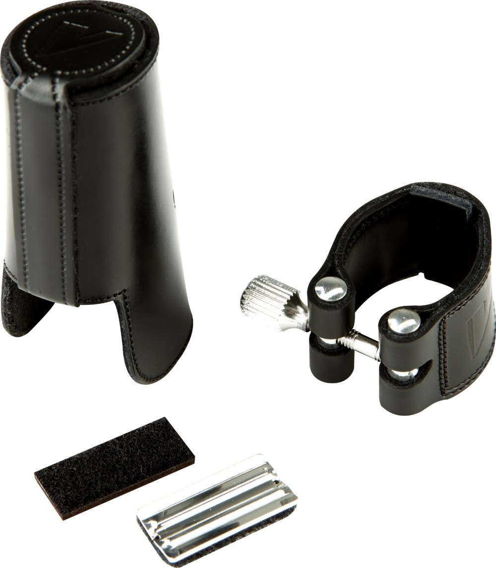 Vandoren LC961C Leather Ligature With Leather Cap, fits Bb Clarinet