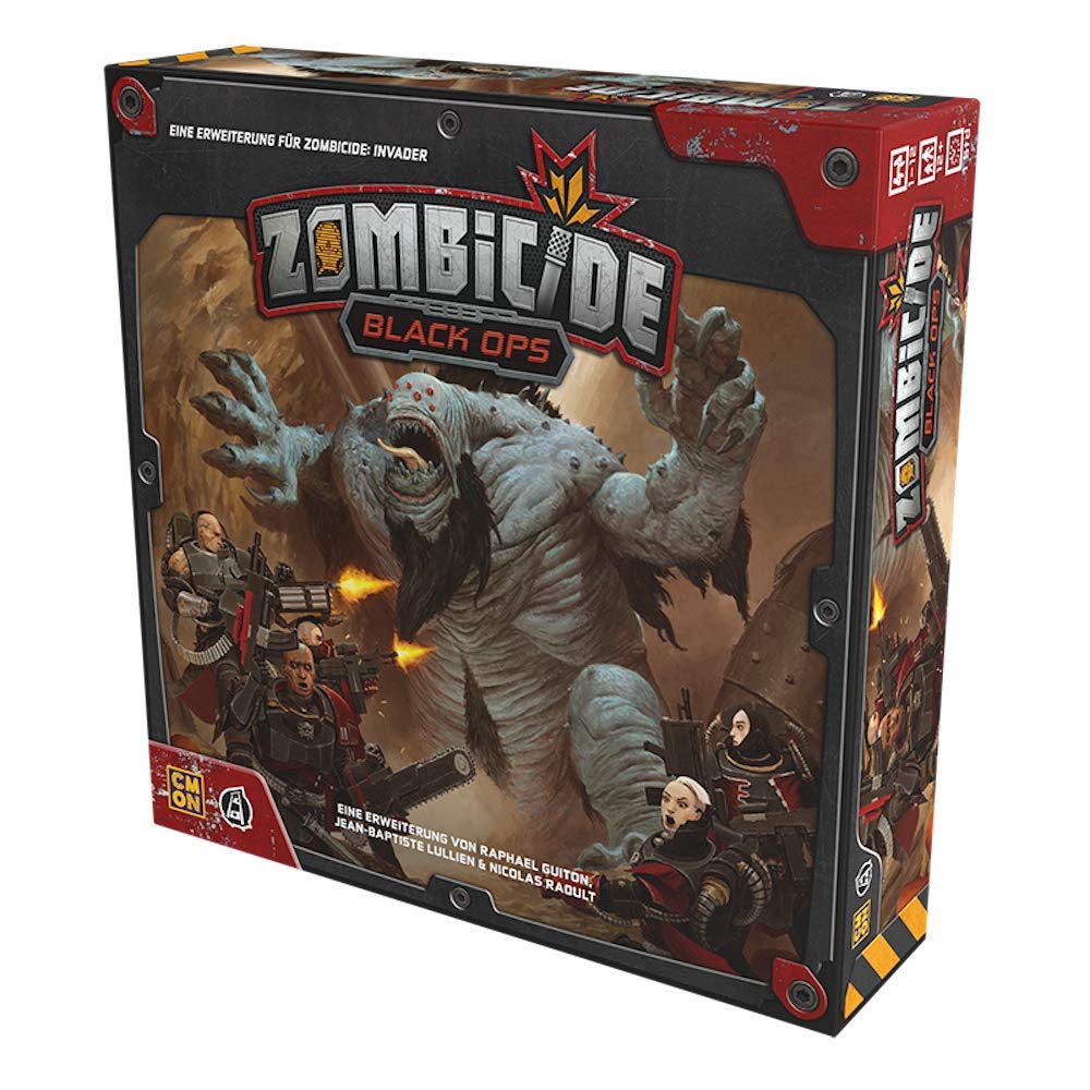 CMON Asmodee Zombicide: Invader - Black Ops | Expansion | Expert Game | Dungeon Crawler | 1-6 Players | Ages 14+ | 60+ Minutes | German