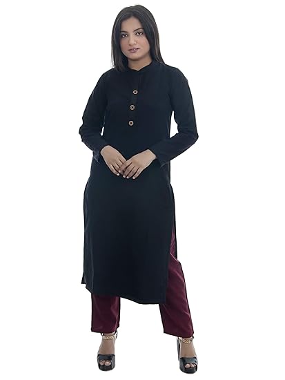 Plus size woolen kurti Clearance