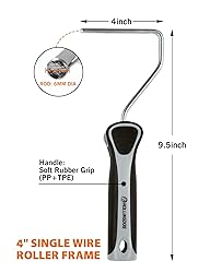 ROLLINGDOG Paint Roller Frame-With Single Rod,Use