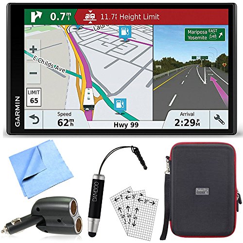 Garmin-RV-770-NA-LMT-S-RV-Dedicated-GPS-Navigator-Essential-Camping-Accessory-Bundle-includes-Car-Charger-Cleaning-Cloth-Screen-Protectors-Hardshell-Case-and-Bamboo-Stylus-Mini