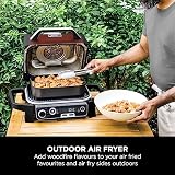 Ninja Woodfire Outdoor Grill Smoker Air Fryer 7 Functions Red/Black view 14
