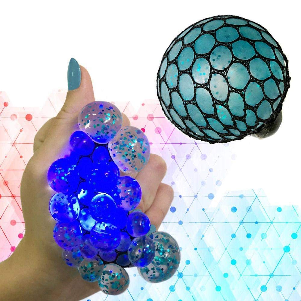 Upgraded Led Anti Stress Ball Squishy Light up Ball Anti Stress