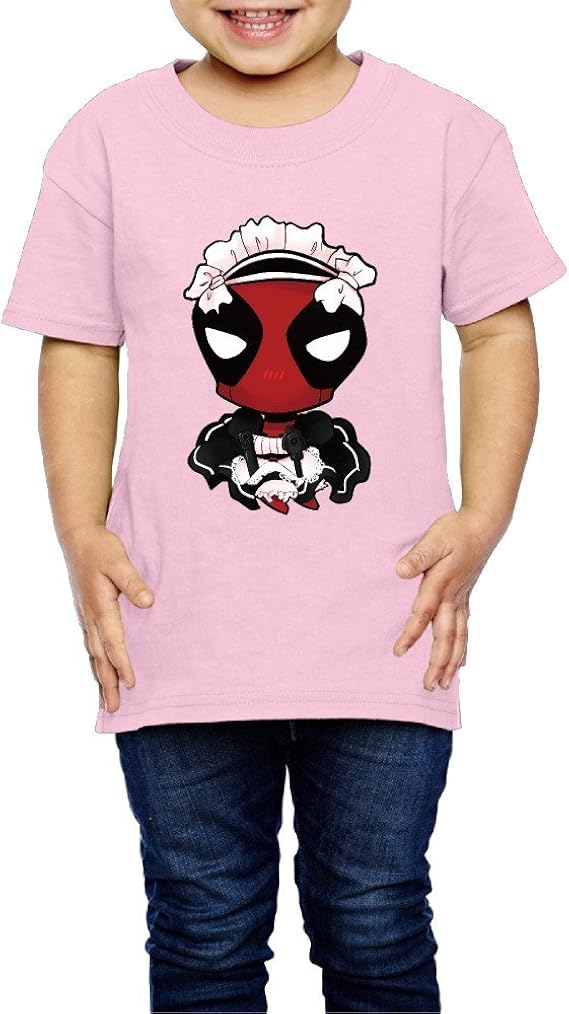 Amazon Co Jp 子供服 女の子 男の子 メイド服 アニメ系 アメリカ おもしろ 半袖 ティーシャツ ピンク 5 6 Toddler 服 ファッション小物