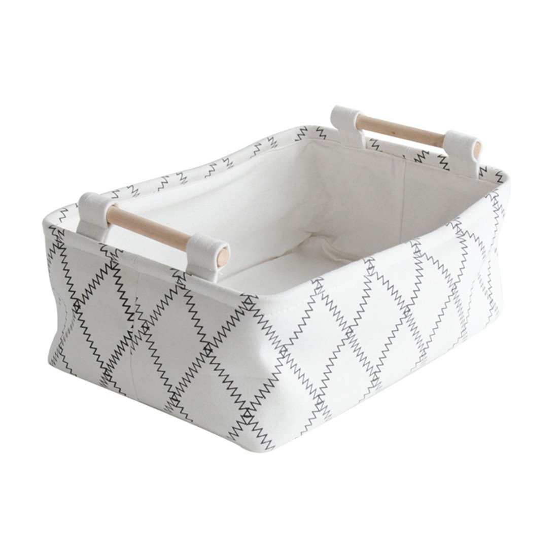 Inwagui Baumwolle Aufbewahrungskorb Kleider Organizer