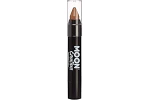Face Paint Stick / Body Crayon makeup for the Face & Body by Moon Creations - 0.12oz - Brown