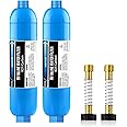Lifefilter RV Inline Water Filter with Flexible Hose Protector,Reduces,Chlorine, Bad Taste&Odor,Compatible with 40013, 40041,