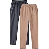 Bacrelax 2 Pack Mens Baggy Sweatpants Cotton Drawstring Workout Athletic Joggers with Pockets Fall Casual Baggy Sweat Pants
