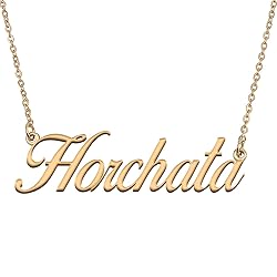HUAN XUN Customized Custom Simple Any Name Necklace