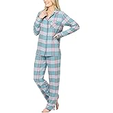 PajamaGram World's Softest Flannel Women's Boyfriend Pajamas
