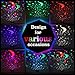 NEW GENERATION Baby Night Lights for kids, Lizber Starry Night Light Rotating Moon Stars Projector, 9 Color Options Romantic Night Lighting Lamp, USB Cable / Batteries Powered for Nursery, Bedroom