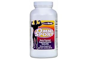 Omnitrition's OmniBody Omni Sport, Berry Flavored Arginine/Choline Drink Mix, Dietary Supplement 14.8 Ounce Bottle