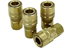 Milton S-715-4 M/I-Style Brass Coupler