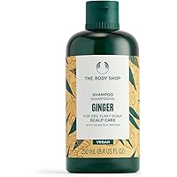 Ginger シャンプー 400g ポンプ式 The Body Shop Ginger Scalp Care Shampoo, 13.5fl oz 400ml (2