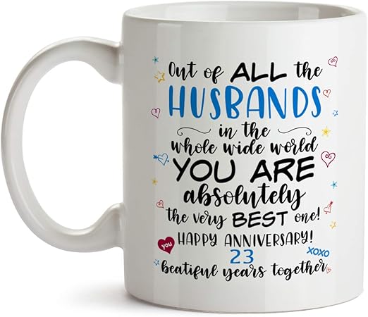 23rd wedding anniversary gift ideas husband