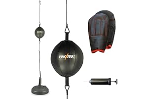 MaxxMMA Double End Striking Punching Bag Kit