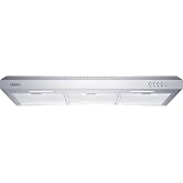 CIARRA Ductless Range Hood 30 inch Under Cabinet Hood Vent for Kitchen Ducted and Ductless Convertible CAS75918A