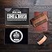Beard Comb and Brush Set for Men - Wooden Beard Comb Sandalwood Beard Comb - Natural Horse Hair Bristle Brush - Perfect for Beard Balms & Oils – Soften and Condition Itchy Beards - 2 Year Warranty