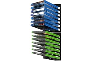 Monzlteck Video Game Case storage wall mount,Gaming Accessories