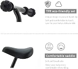 Stream 12 Inch Balance Bike Carbon Steel Frame No Pedal for Kids 2-6 Black view 5