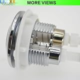LRMYS 38mm Round Dual Push Toilet Button Chrome Silver Replacement view 8