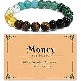 Long tiantian Crystal Money Bracelets for Women Wealth Attraction Green Jade Feng Shui Luck Bracelets Healing Protection Jewelry Spiritual Friend Birthday Jewelry Gifts