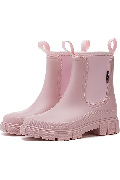 Botas De Lluvia Para Mujer - Goma Antideslizante, 100% Impermeables, Suave Y Cómodas, Fáciles De Limpiar