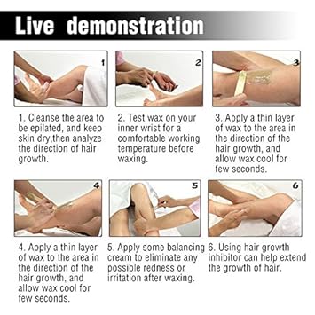 Buy Health And Beauty 50g No Strip Depilatory Hot Film Hard Wax