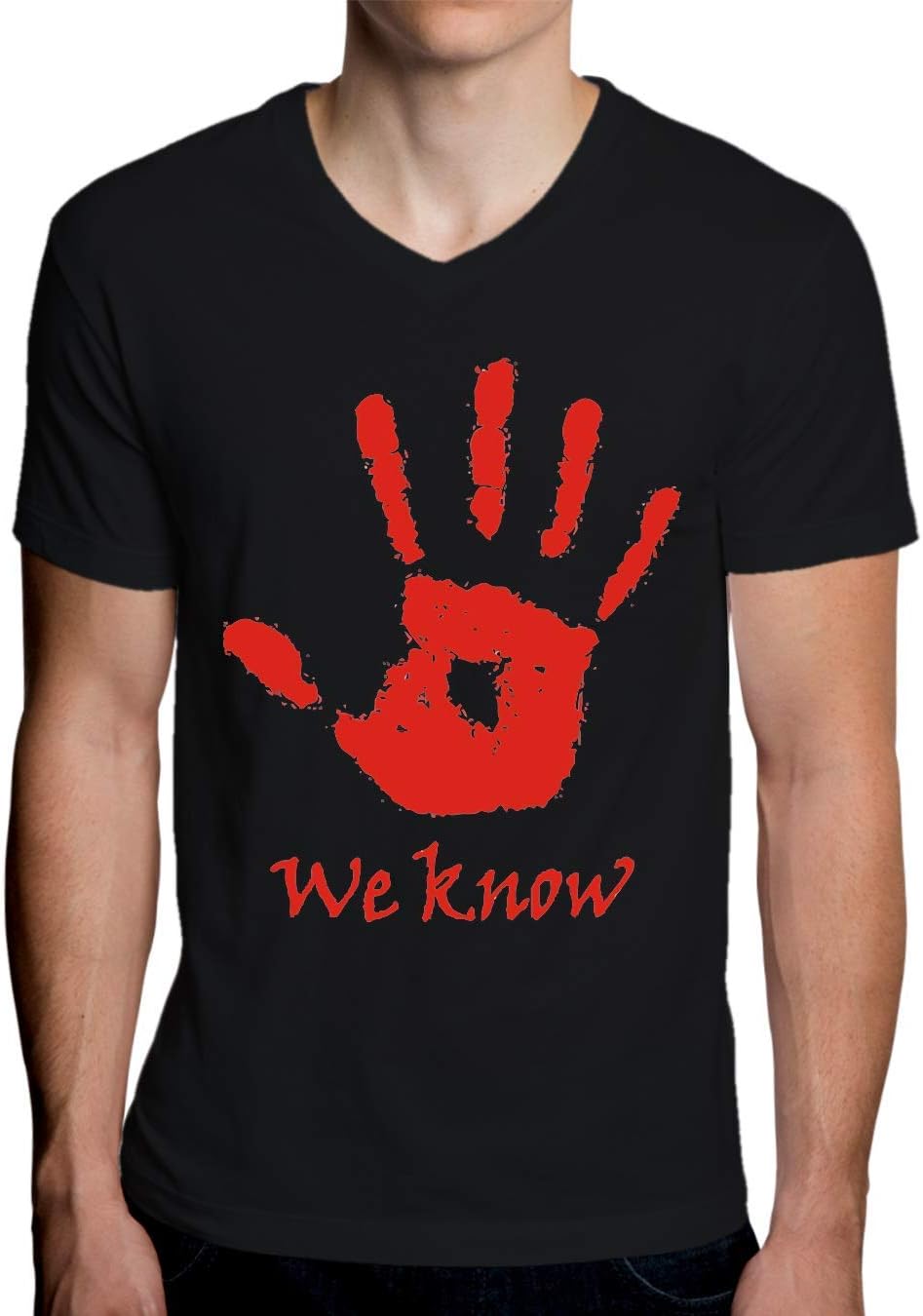 Shut Up Dark Brotherhood Men's V-Neck T-Shirt