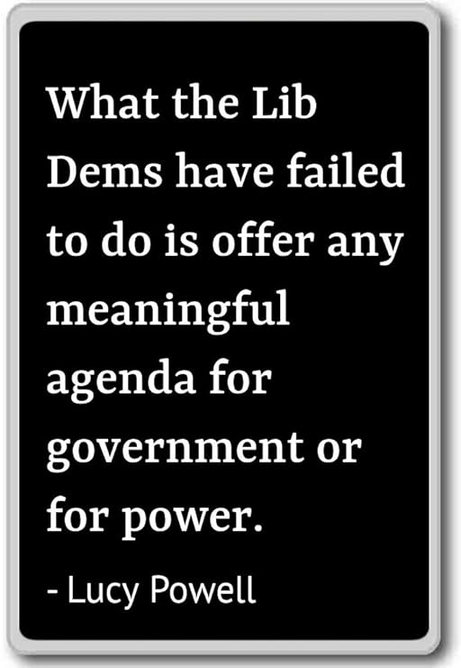 Lo que The Lib Dems han fallado en hacer es ofrecer un imán para ...