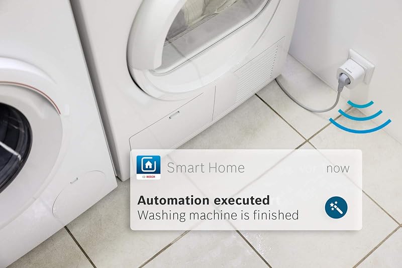 Smart Home - Prise Wi-Fi avec fonction Application (design compact, extension du signal radio, compatible avec Alexa, Google Assistant et Apple HomeKit), Version pour la France