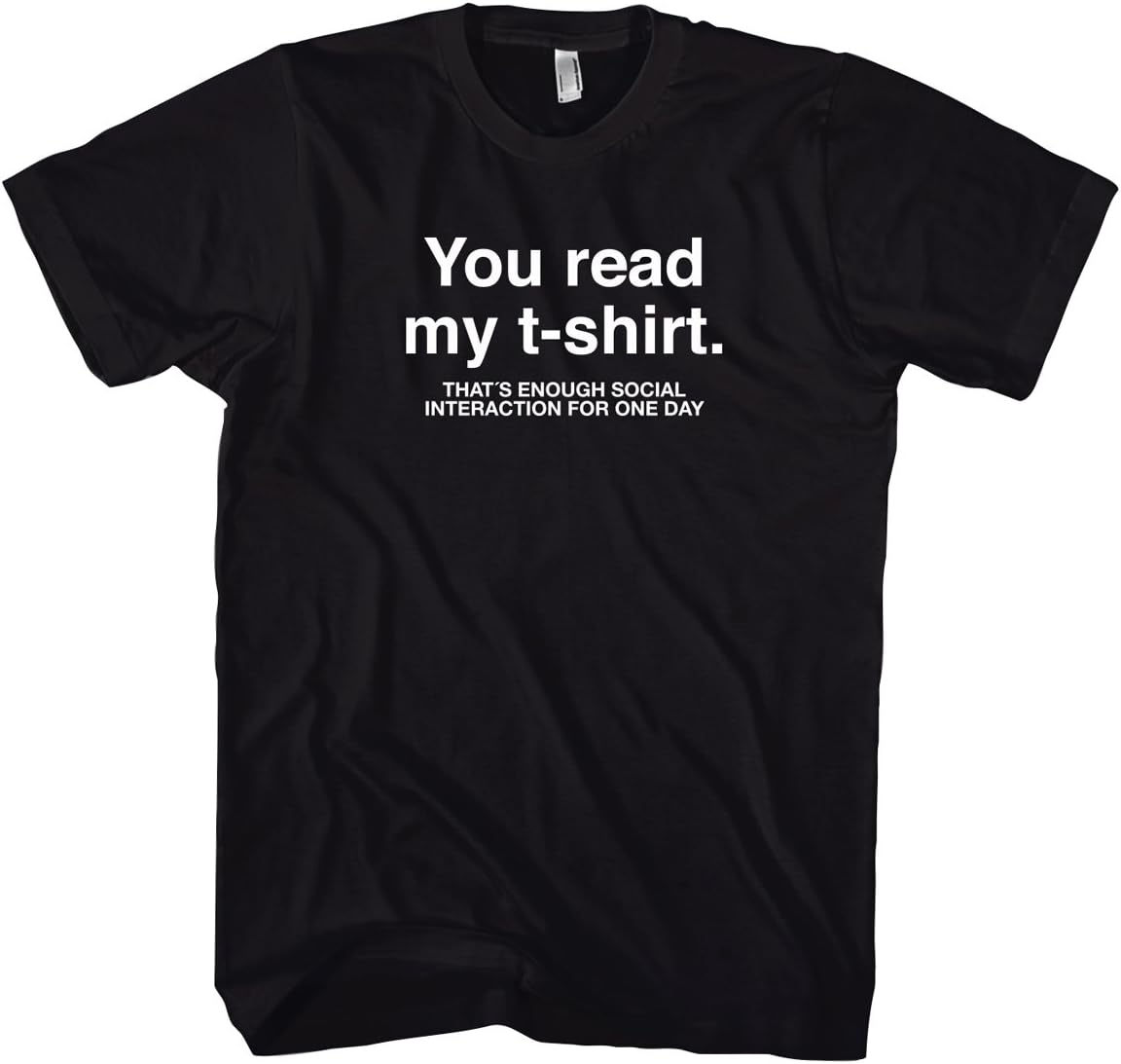 Chameleon ClothingGeek Social Interaction - Science - Physics - Nerd 700762 T-Shirt, Black, L