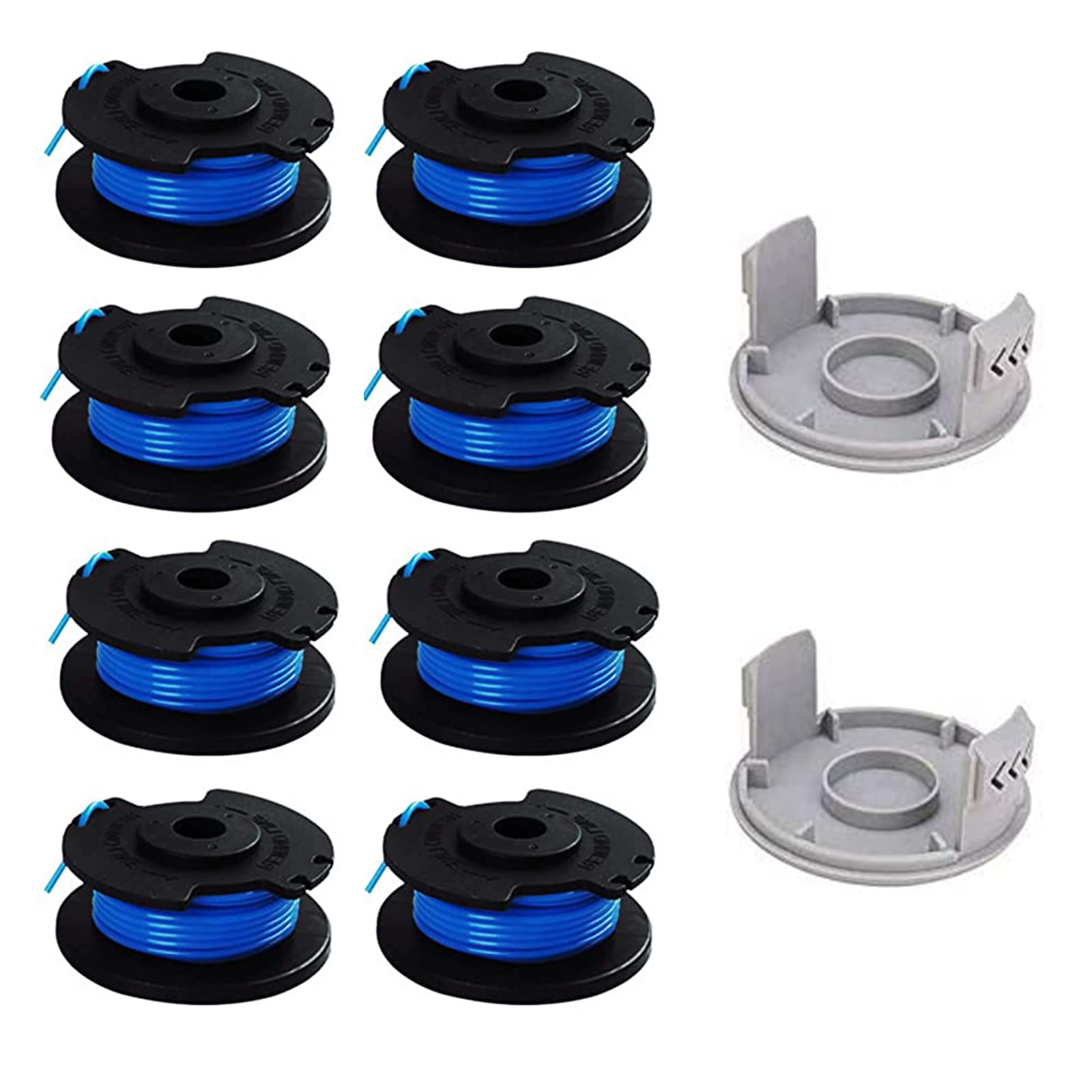 TURMIN Strimmer Spool Compatible with Ryobi One+AC14RL3A, 10 Pack Autofeed Strimmer Line Replacement for Ryobi 18V 24V 40V,0.065" 11ft