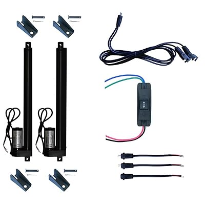 Buy WindyNation 2pcs 12 Volt, 225 lbs Linear Actuators Up Down DPDT ...