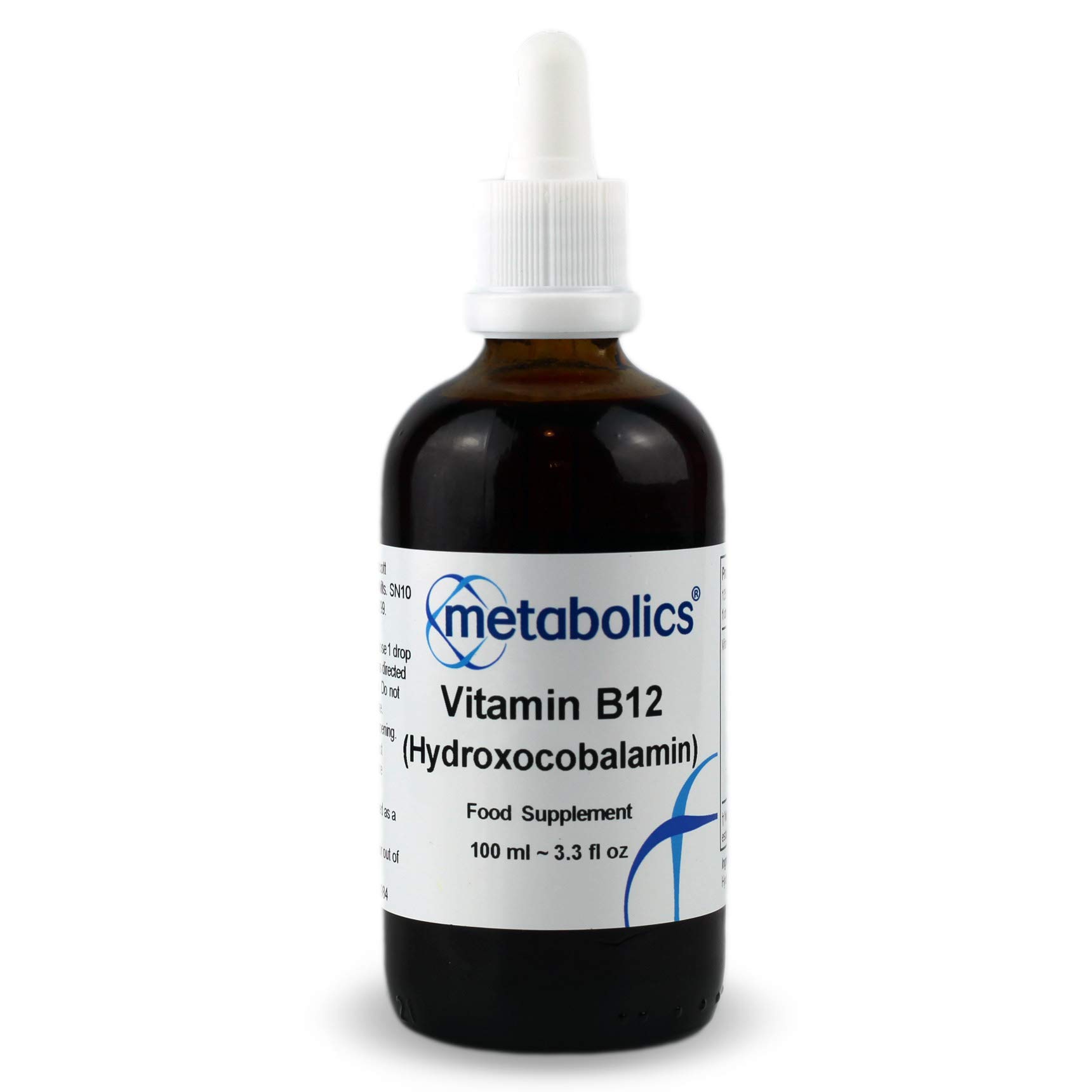Vitamin B12 Liquid | Pure Hydroxocobalamin Supplement | for Normal Brain Function | Made in The UK