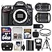 Nikon D7100 Digital SLR Camera Body with 18-140mm & 55-300mm VR Lens + 64GB Card + Case + LED Flash + Battery + Tripod Kit