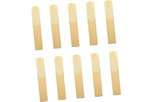 Generic Generic Clarinet Reeds 10Pcs Produce Clear Sound for Students, Intermediate and Professional Players for Bb Clarinet 