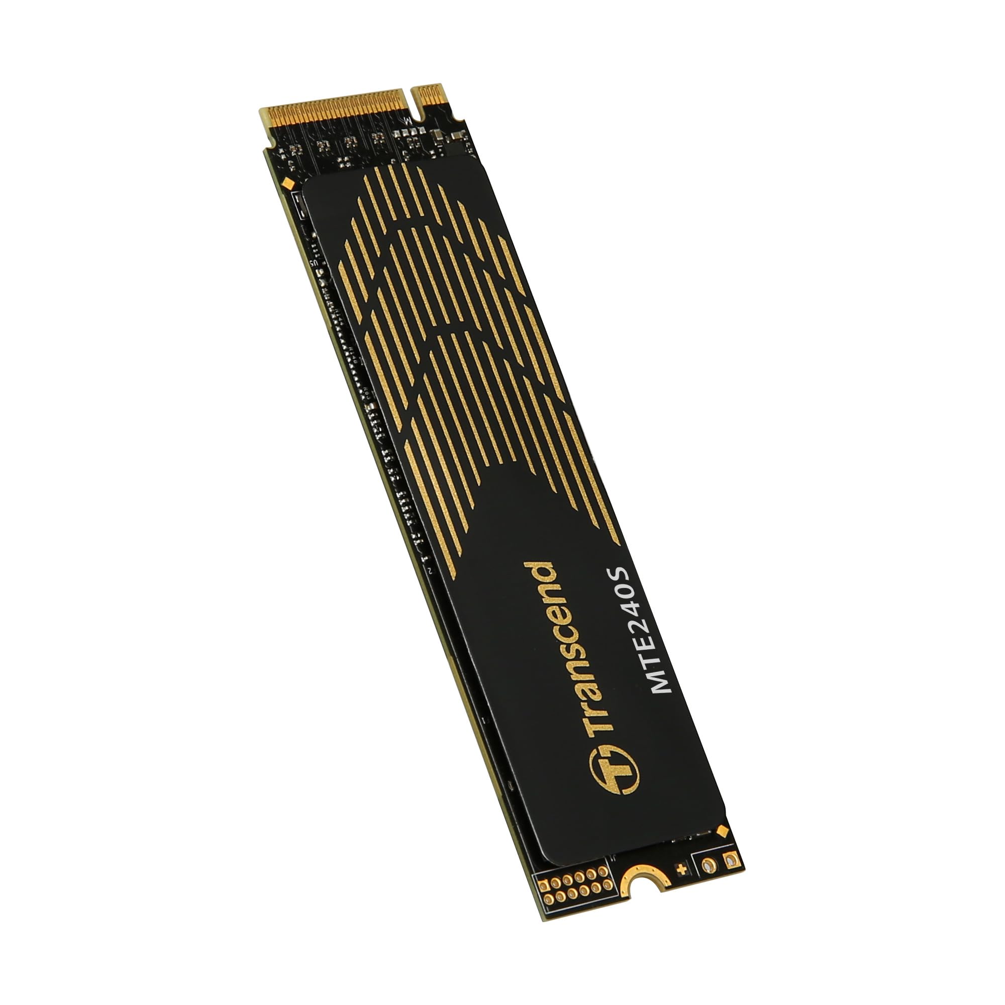 Transcend MTE240S 1TB NVMe PCIe Gen4 x4 SSD, Read/Write up to 3,800/3,200 mb/s with DRAM Cache & Graphene Heatsink TS1TMTE240S