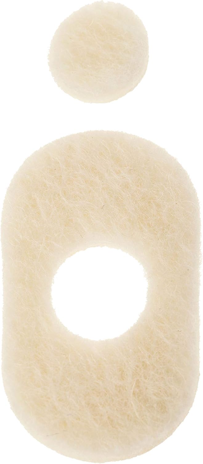 White Orthopedic Corn Pedi Pads - Value 100 Pack (1 3/8” x 3/4”) Adhesive Corn, Callus and Bruise Padding: Health & Personal Care