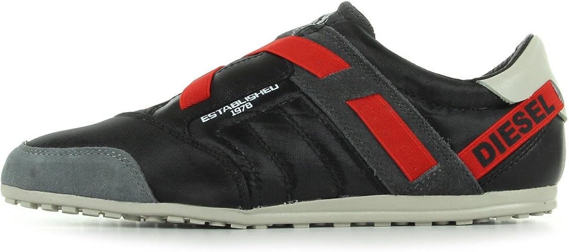 DIESEL Detente Noir CB294C, Baskets Mode Homme EU 41 Amazon.fr