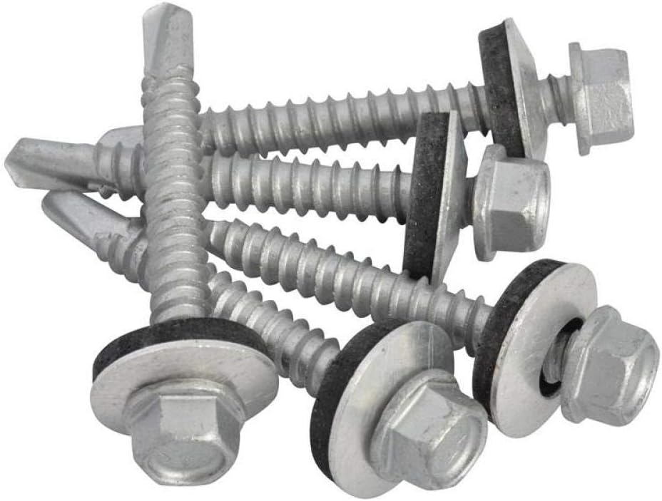TechFast Light Duty Sheet to Steel Roofing Screws, Multi-coloured, 5.5 x 45mm - Image 4