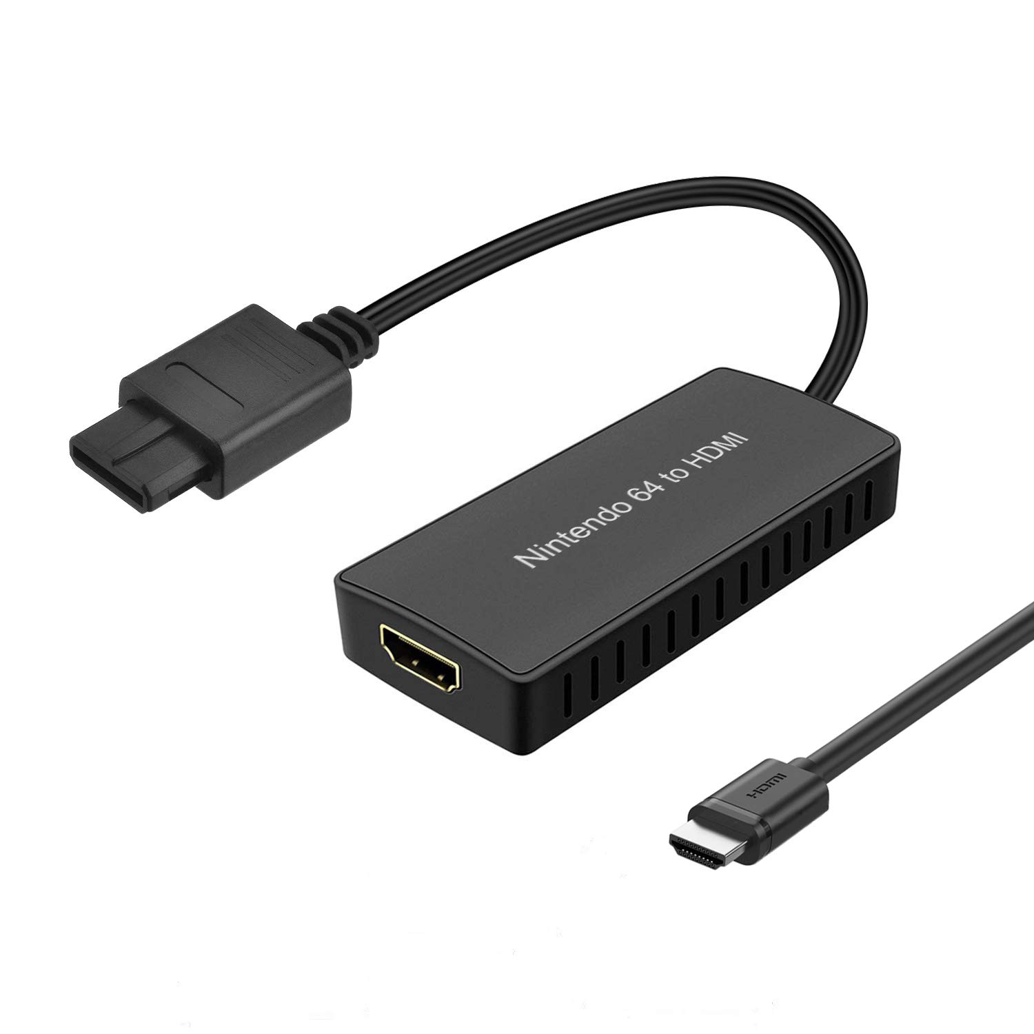 Y.D.F N64 to HDMI Converter, HD Link Cable for N64, Nintendo 64 to HDMI Compatible Nintendo 64/ Game Cube/SNES/SFC（Plug and Play, no Power Supply Required.）