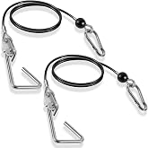 43" Replacement Fitness Cables with Hook Assembly &amp; Clips, Pair of 2, Compatible with Select Bowflex Power Rod Home Gyms with Folding Bench, Fits Sport, PR1000, Blaze, Xtreme SE, Power Pro, Ultimate