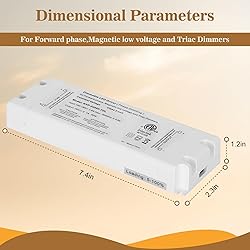 50W Dimmable LED Driver 24V, 120V AC to 24V DC