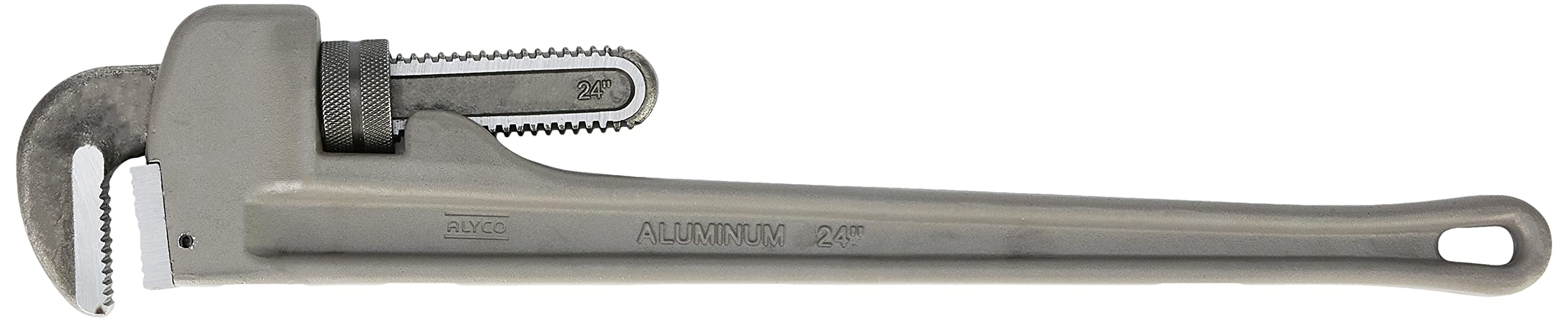Alyco 111424 – 24 Aluminium Pipe Wrench for 3 inch Tubes, 600 mm.