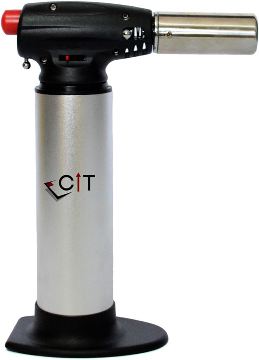 CounterTop Professional Grade Culinary Torch for Crème Brûlée, Cheeses and S'mores