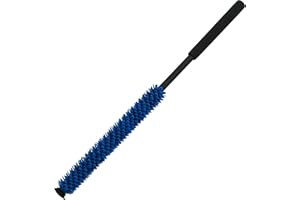 Altieri Helix Flute Wand - Premium Flute Cleaning Rod with Innovative Helix Design and Ultrasuede Swab Fabric for Superior Moisture Removal and Flute Care … (Blue)